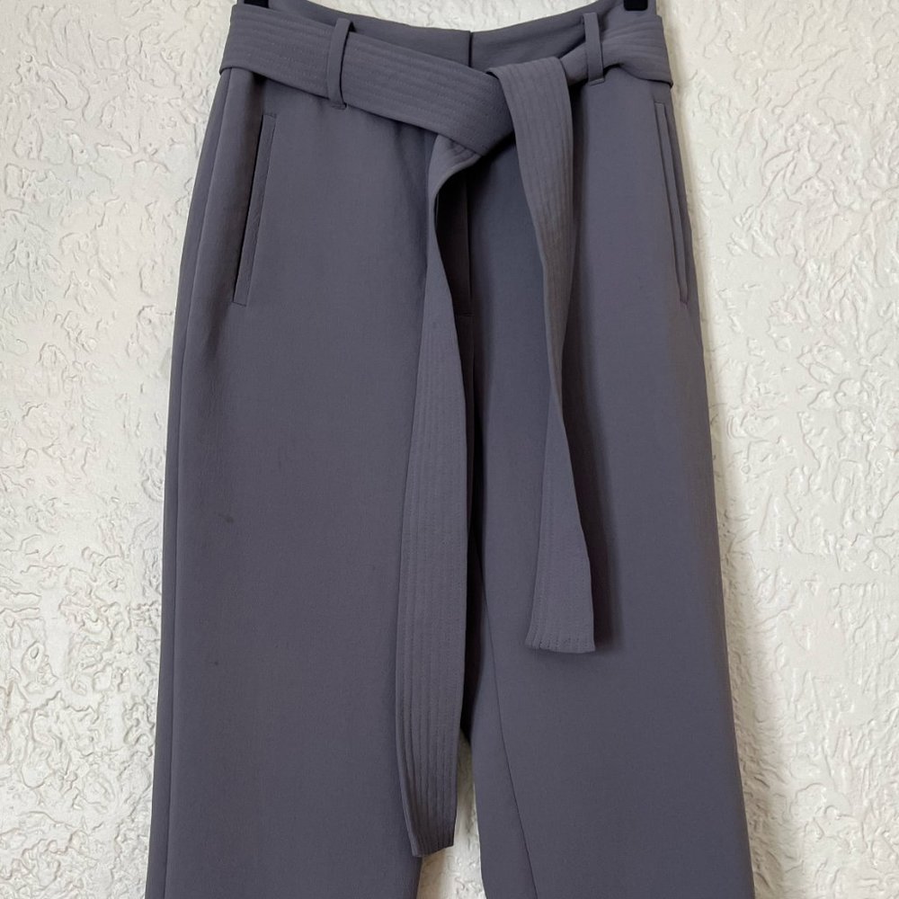 Wilfred Front Tie Dress Pants - Women's Size 4 Light Gray